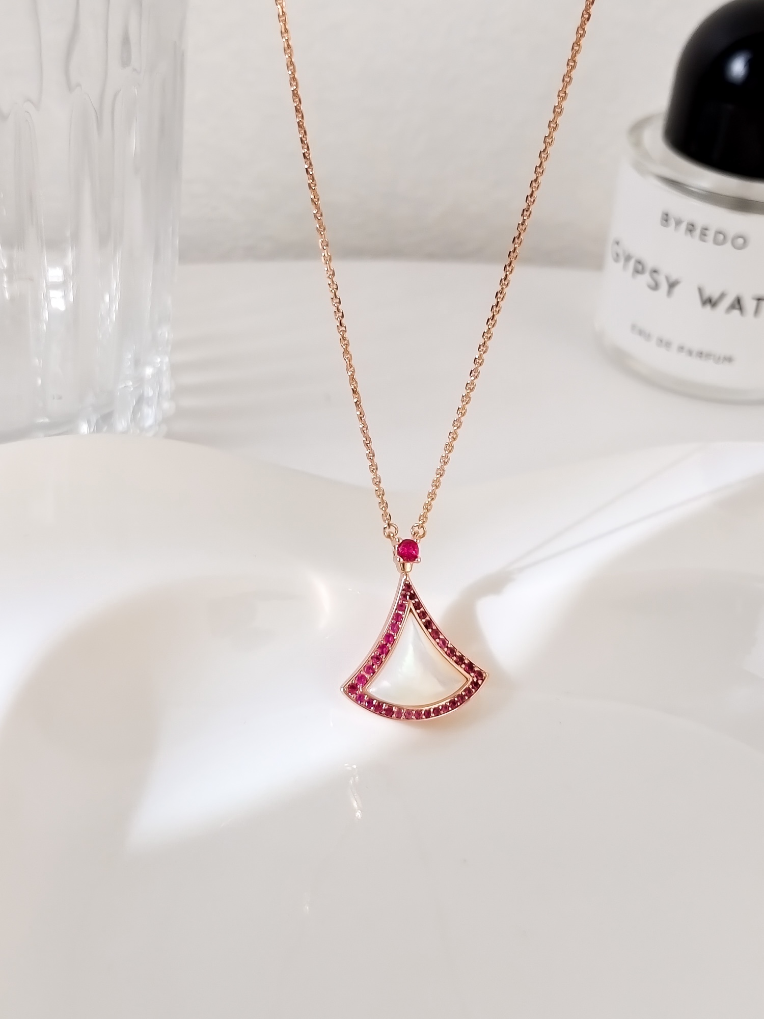 Bulgari Special Edition Gradient Pink Diamond Necklace