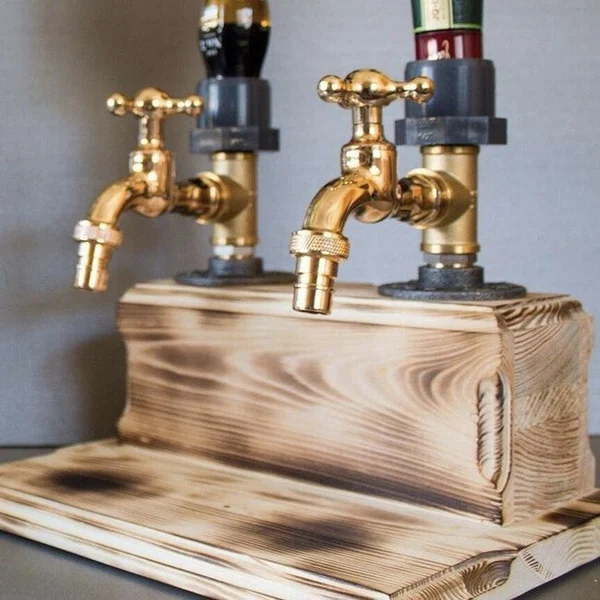 🎁2024 New Year Hot Sale🎁Liquor Alcohol Whiskey Wood Dispenser-Last Day Special Sale