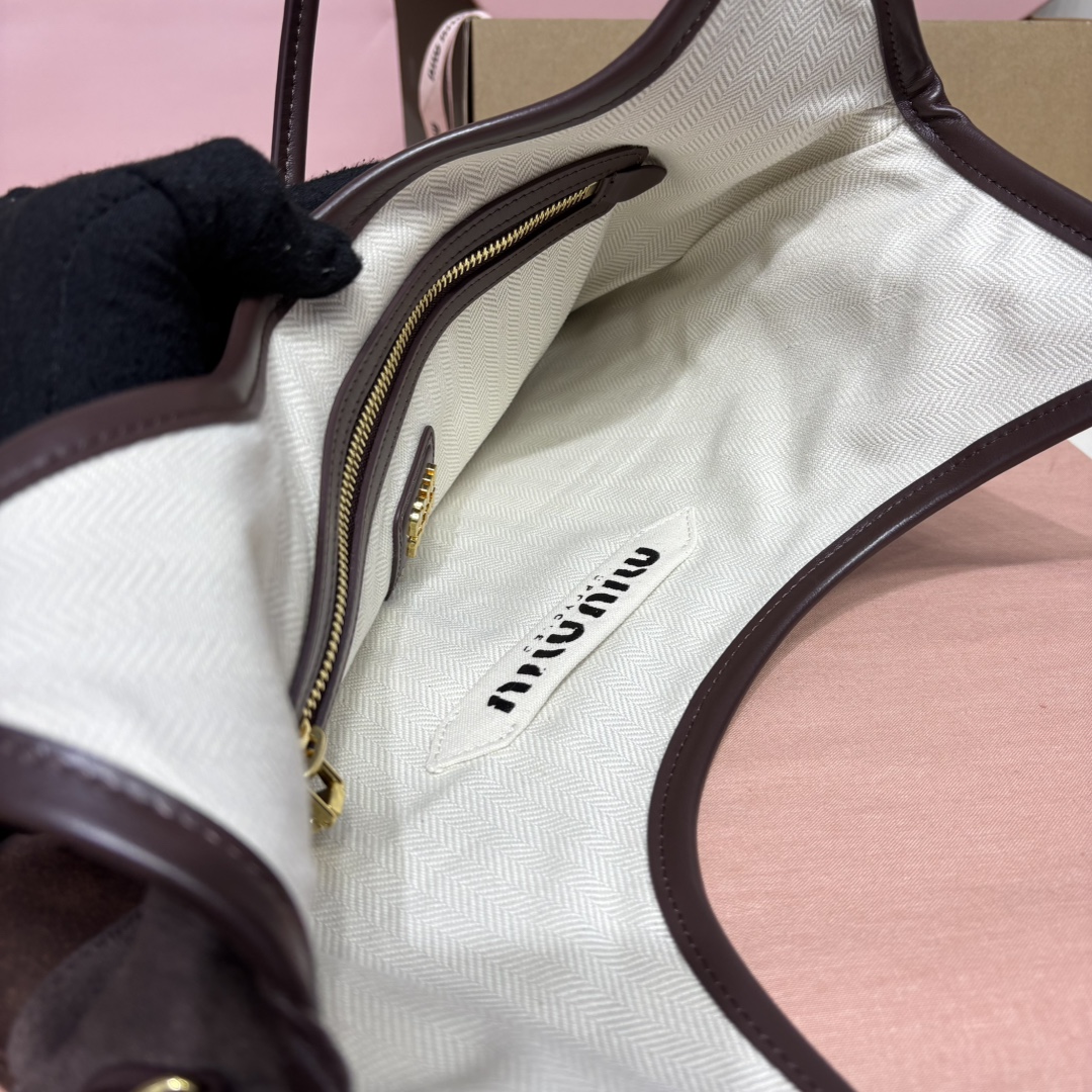 Miu Miu heather leather limited edition tote bag 5BG231
