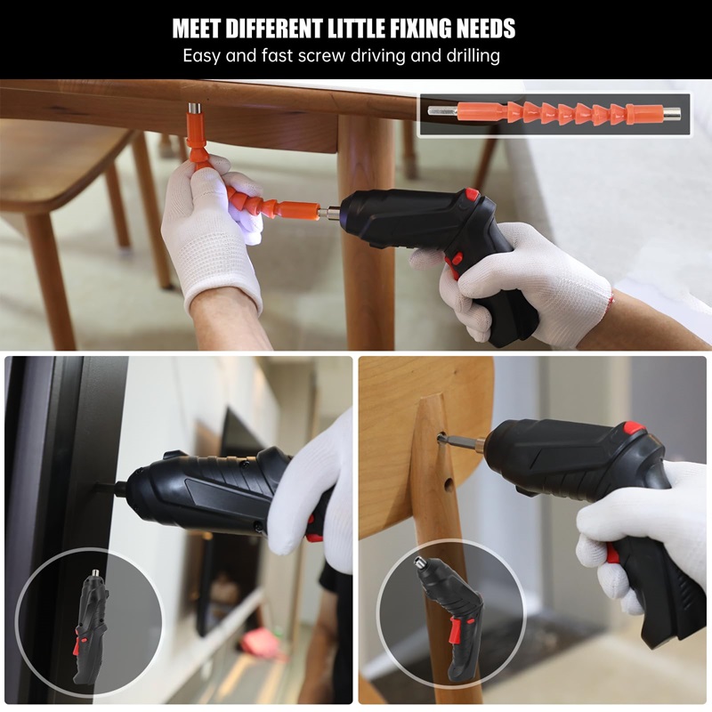 On Sale⚡48 in 1 Cordless Electric Screwdriver Rechargeable Drill Driver Power Tool Bit Set