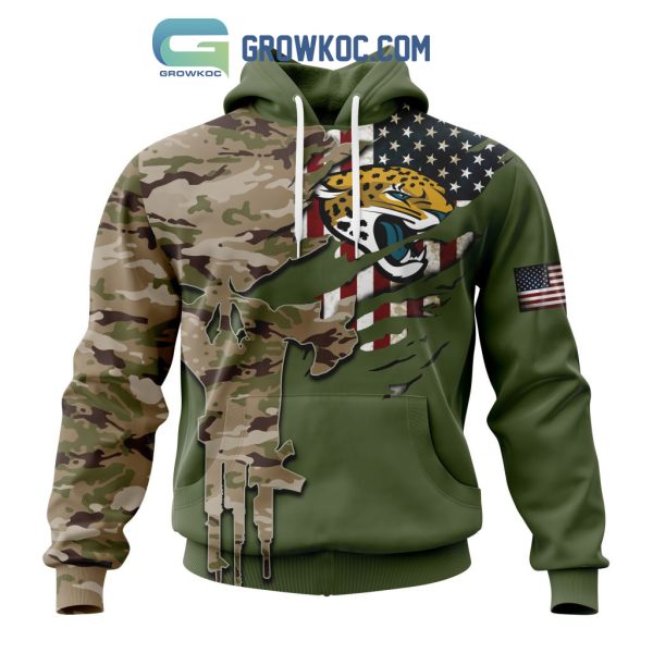 JACKSONVILLE JAGUARS 3D HOODIE VETERANS DAY