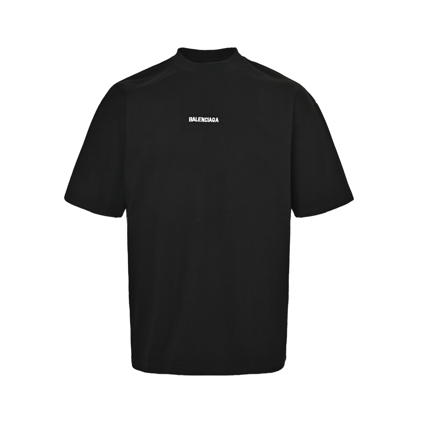 Balenciaga 25ss front and back letter embroidered short sleeves