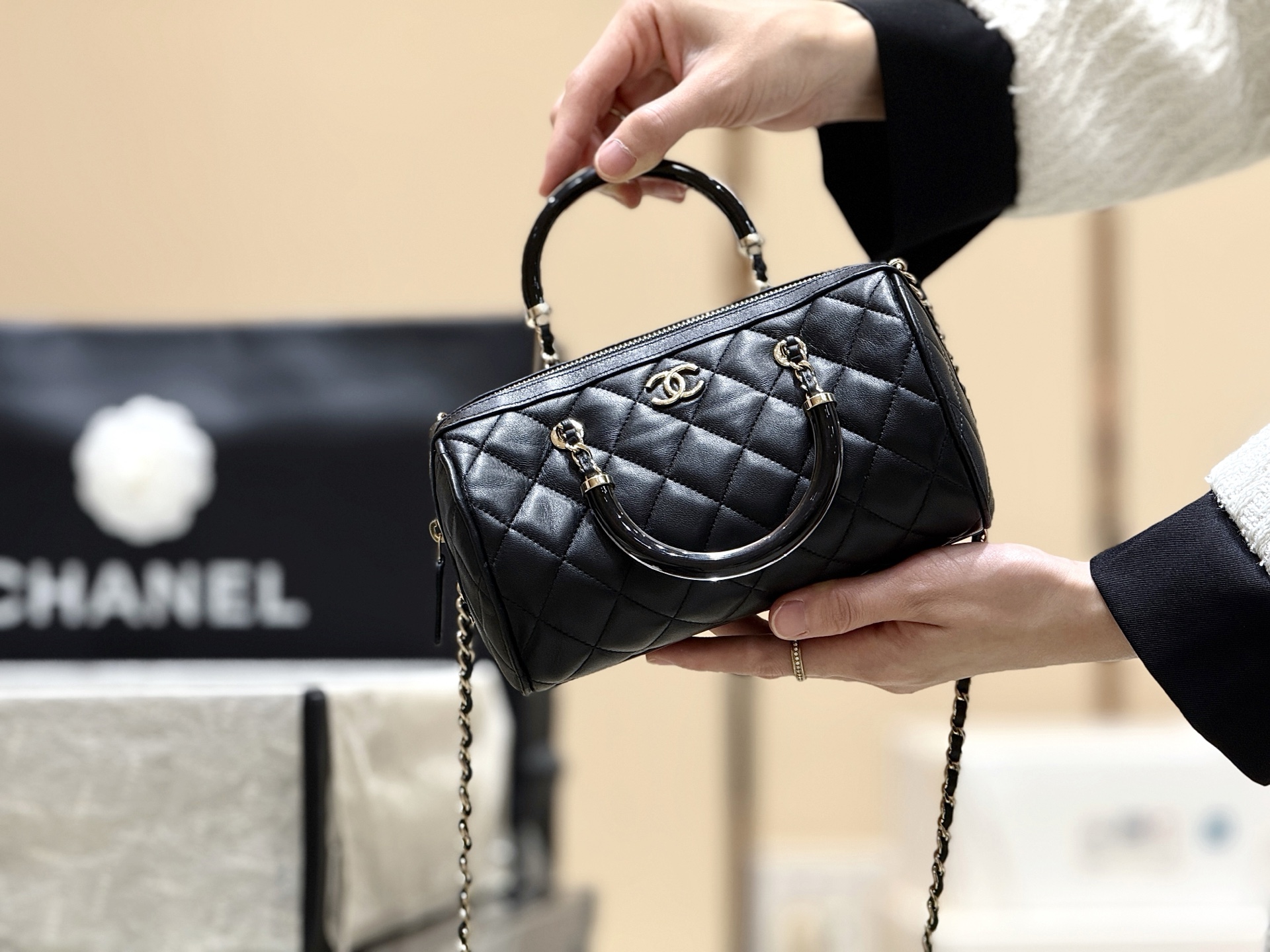 Chanel 25C Early Spring Collection mini Boston bag AP4411 00148