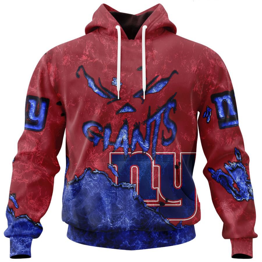 NEW YORK GIANTS 3D HOODIE HALLOWEEN001