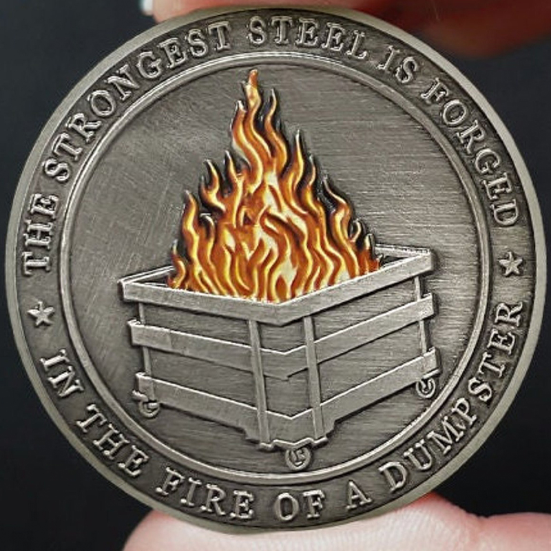 Dumpster Fire Challenge Coin