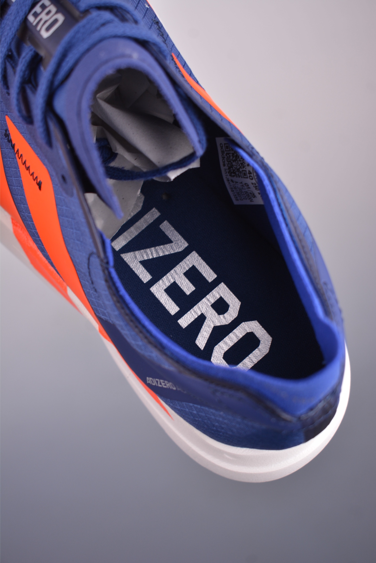 Adidas Adizero Adios Pro Evo 4 Running Shoes Network Blue White Orange JR6370