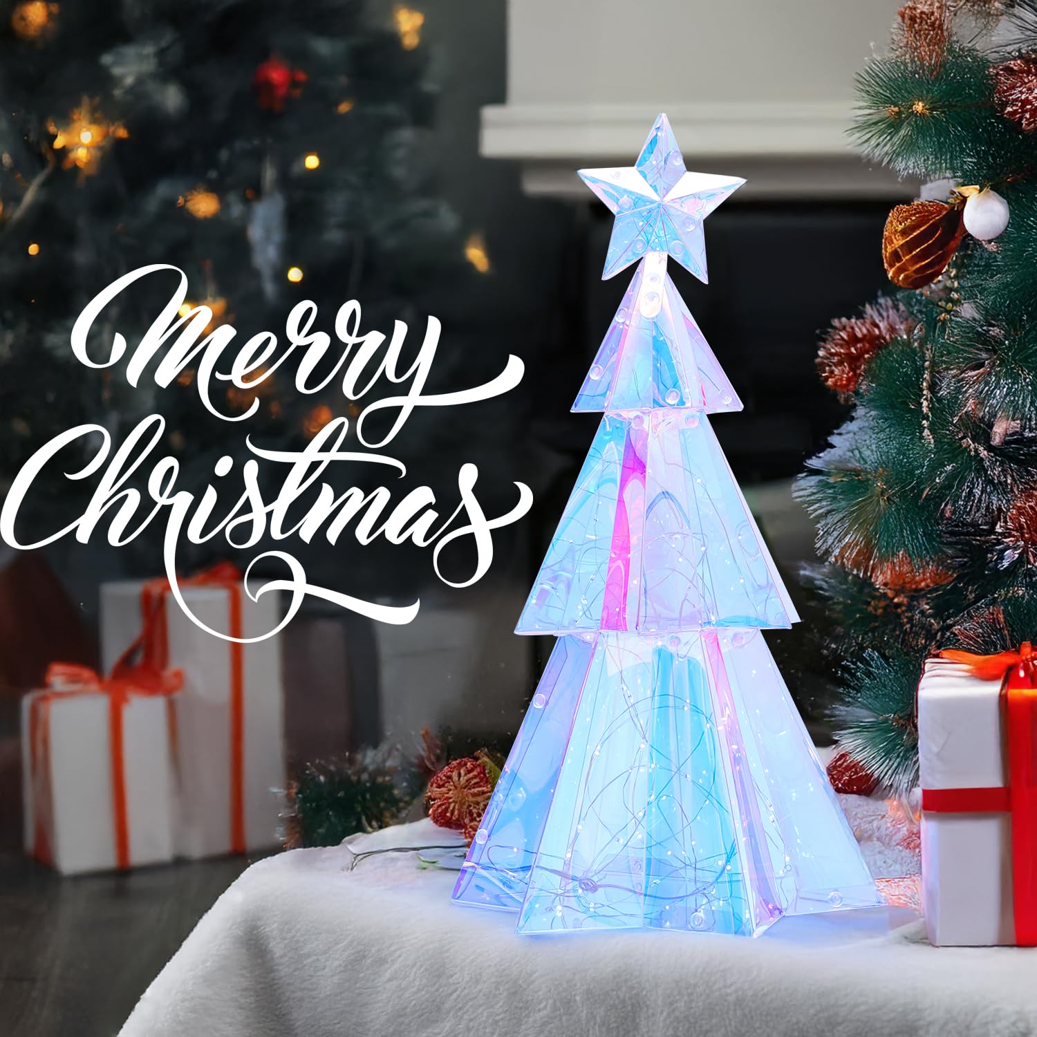 🎄CHRISTMAS ON SALE🔥LED Prismatic Rainbow Christmas Decorations