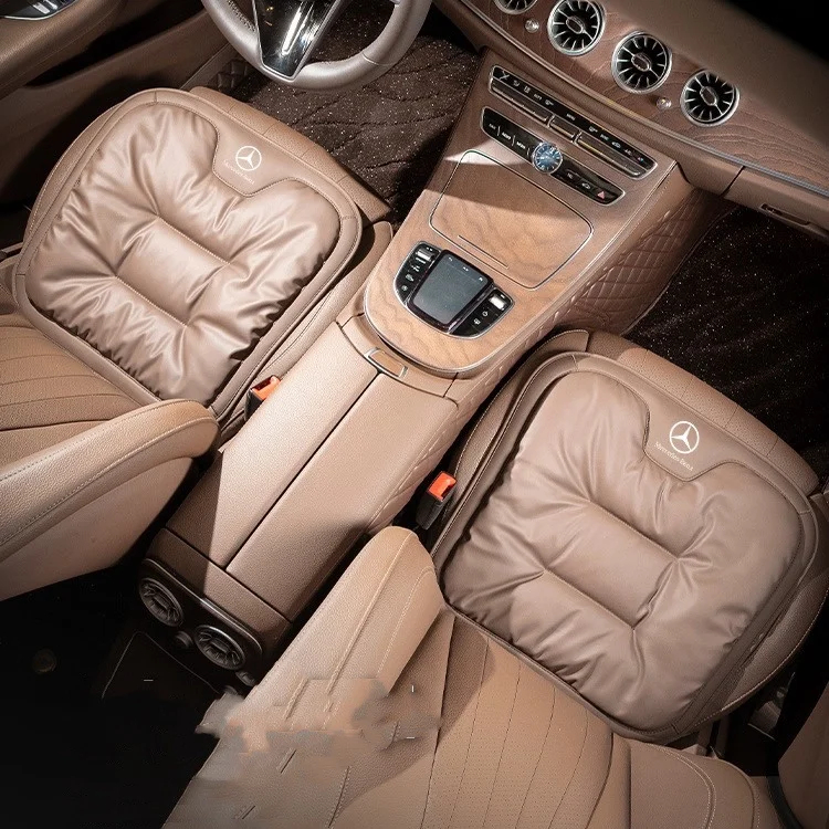 Skin-friendly Anti-fouling Leather Cushion Anti-slip Seat Cushion