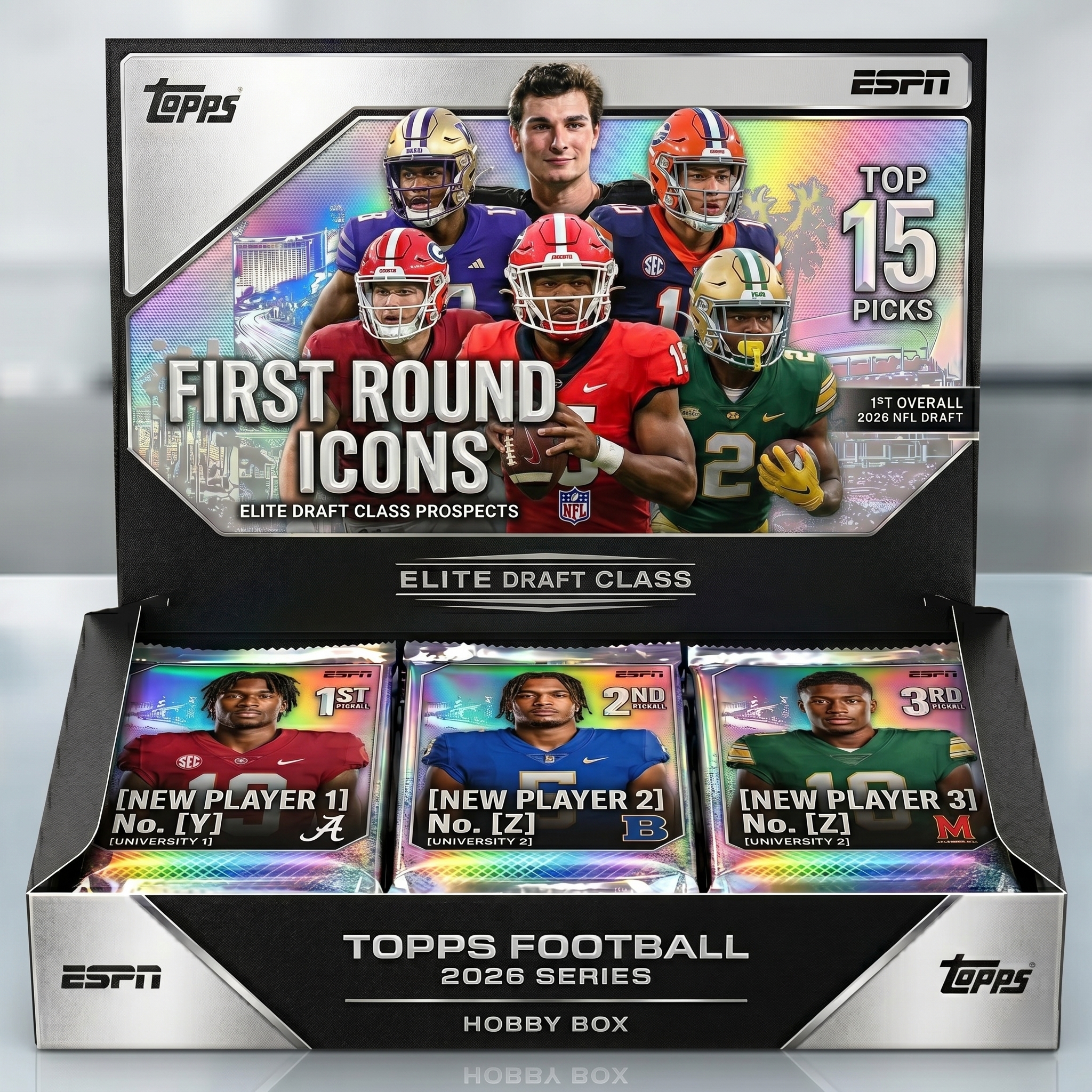 Topps 2026 NFL Draft Elite Top Prospect Hobby Box