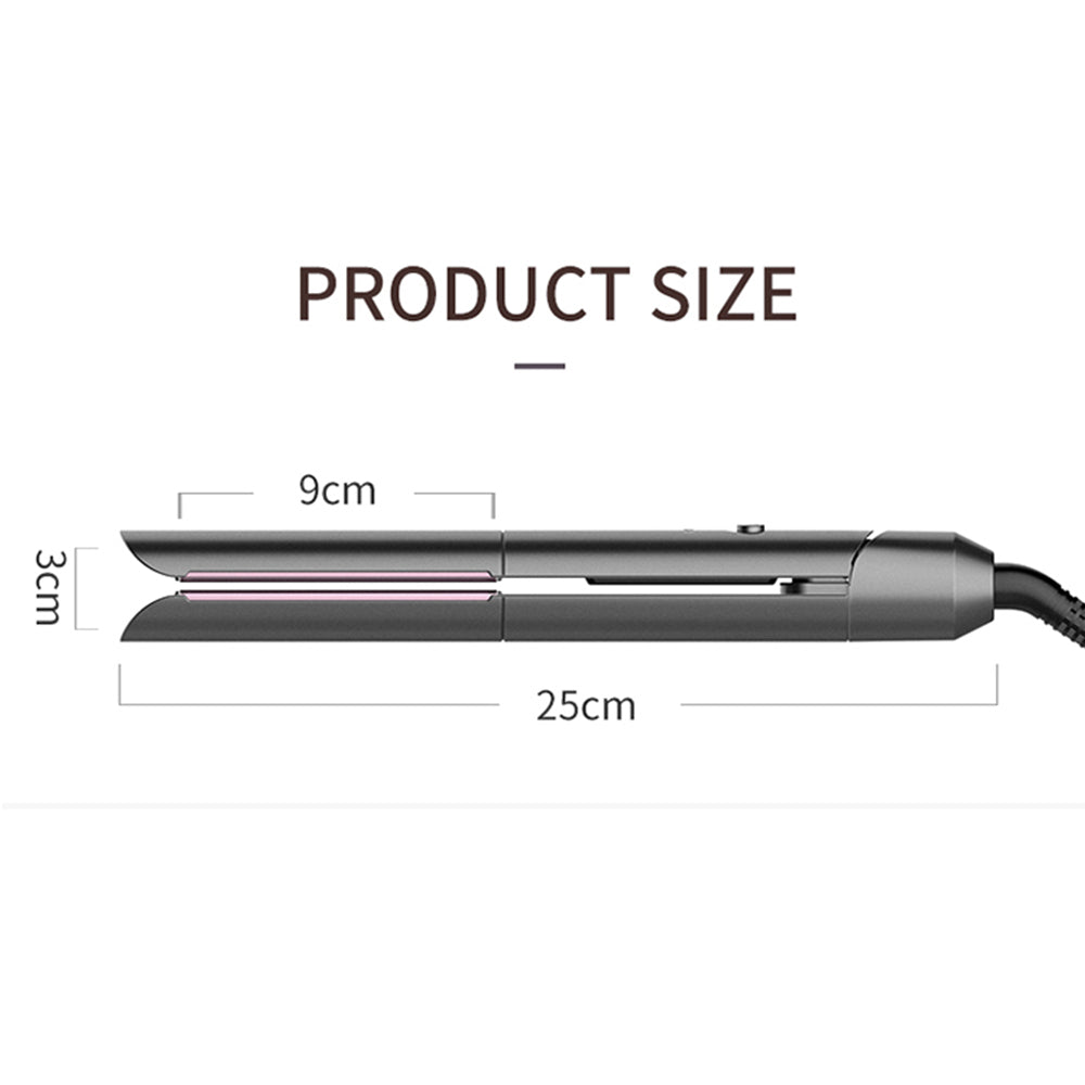 Flat Iron,Hair Straightener Curler 2 in 1,Ceramic Tourmaline Titanium Flat Iron for Hair Fast Heating-up Temp 265 to 450℉