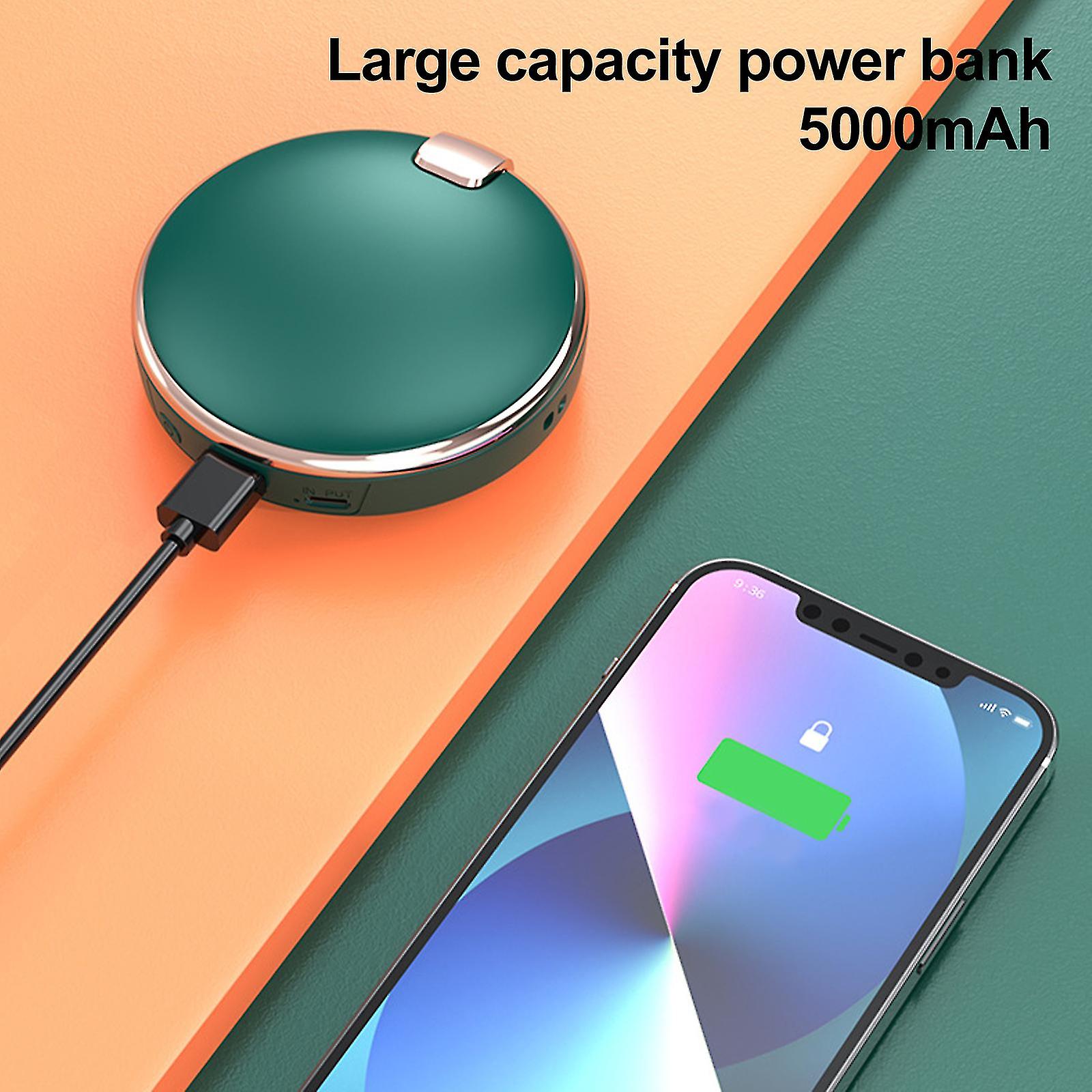 🔥Last Day 50% OFF🔥Portable Multifunctional Rechargeable Hand Warmer Power Bank Makeup Mirror