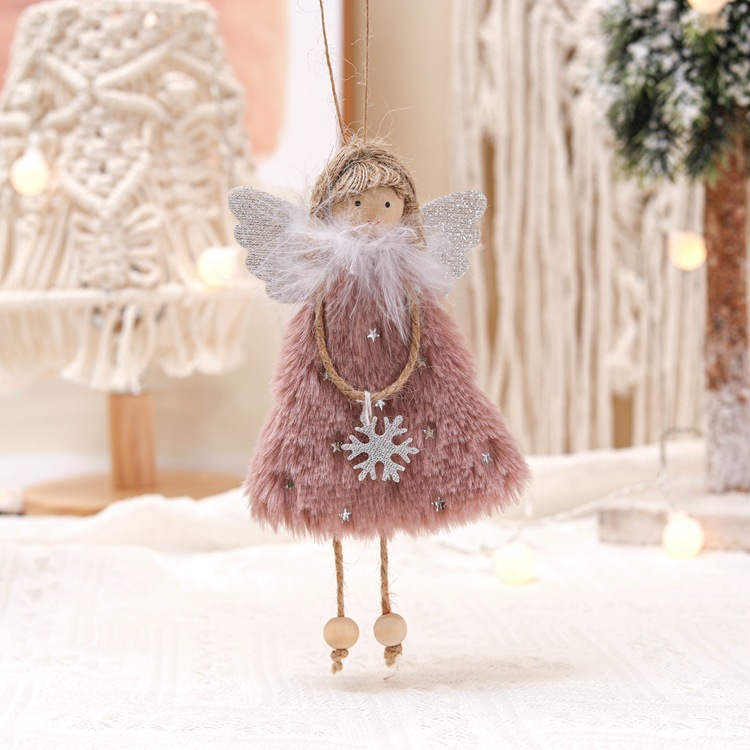 👼👼3 Whimsical Angel Girl Christmas Hanging Decoration Set