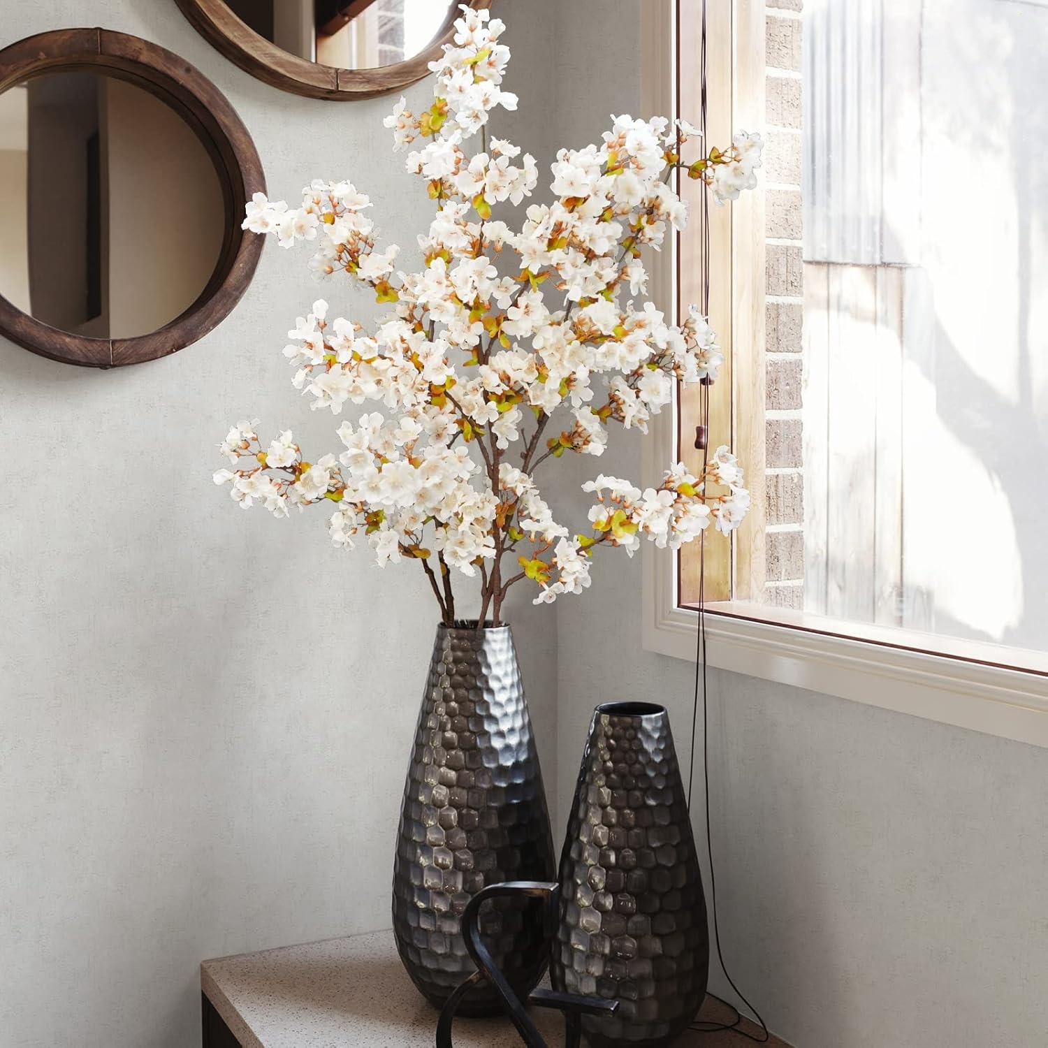 🔥Last Day 50% OFF🔥Silk Cherry Blossom Branches - 3 Pack