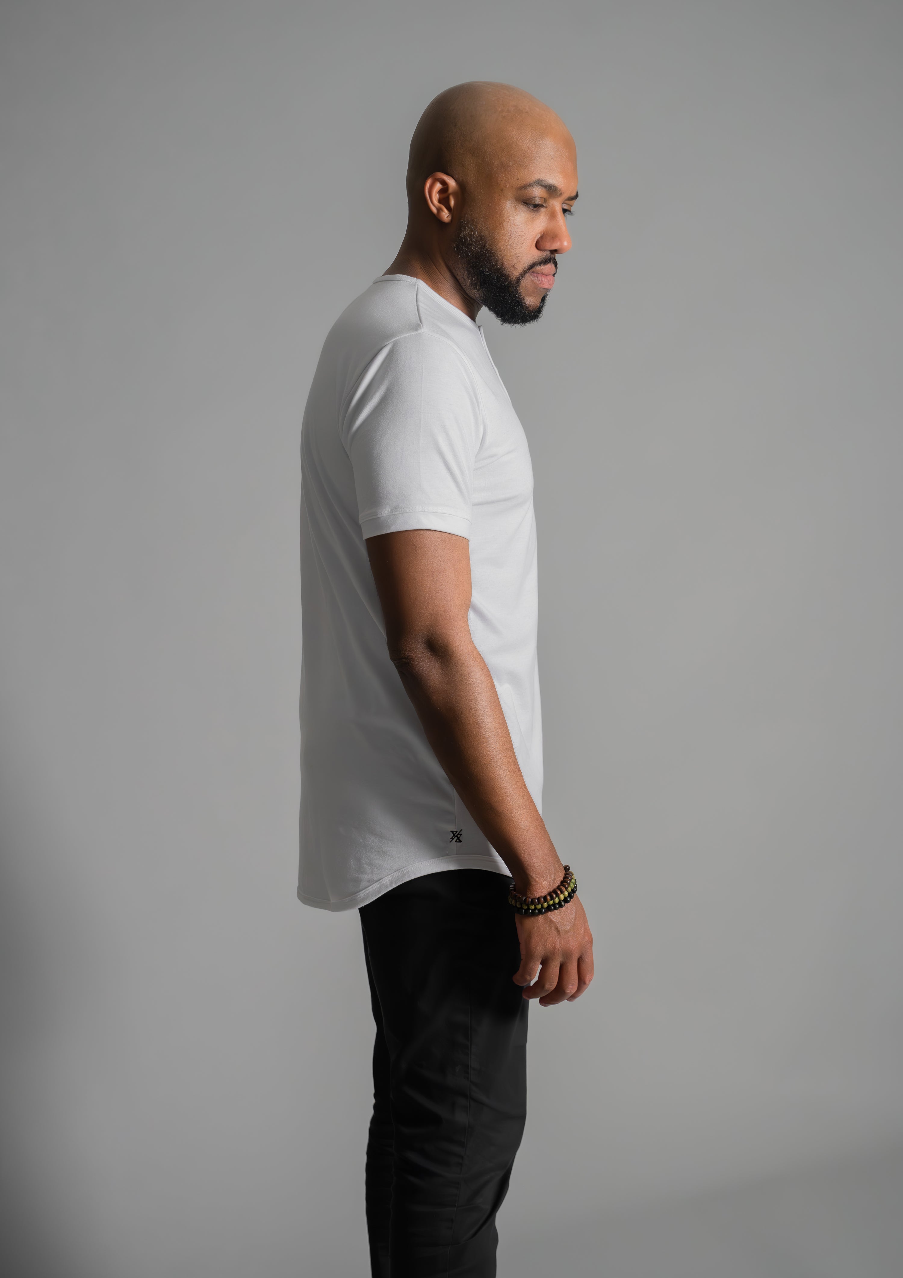 Henley Curved Hem