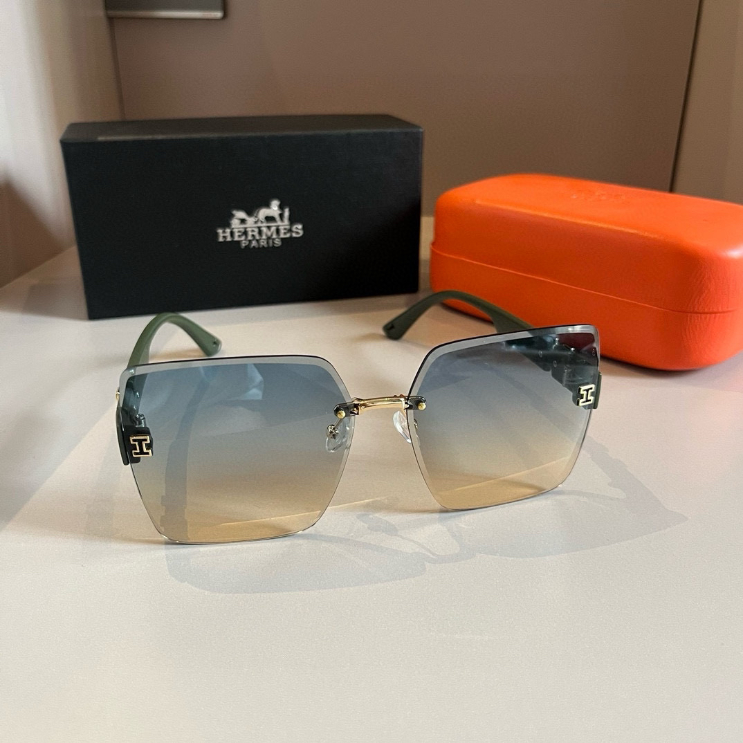 Hermes rimless sunglasses