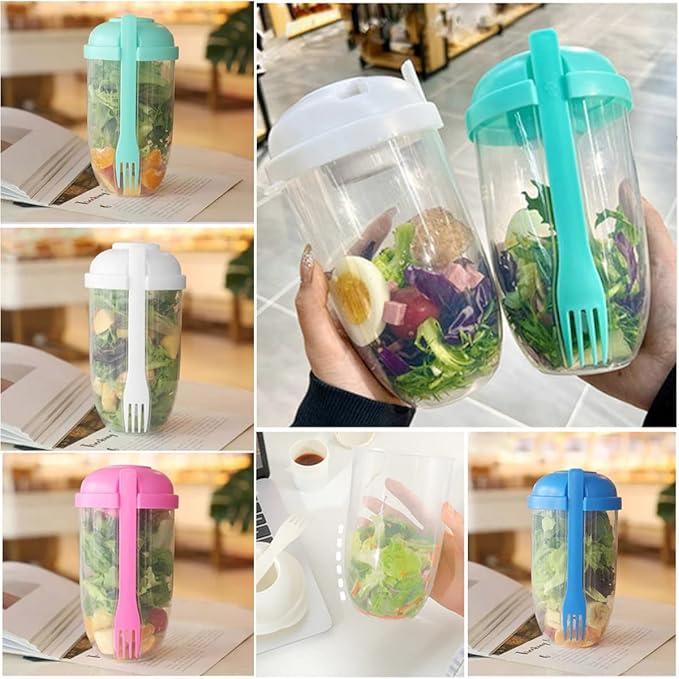 🍴Keep Fit Salad Meal Shaker Cup