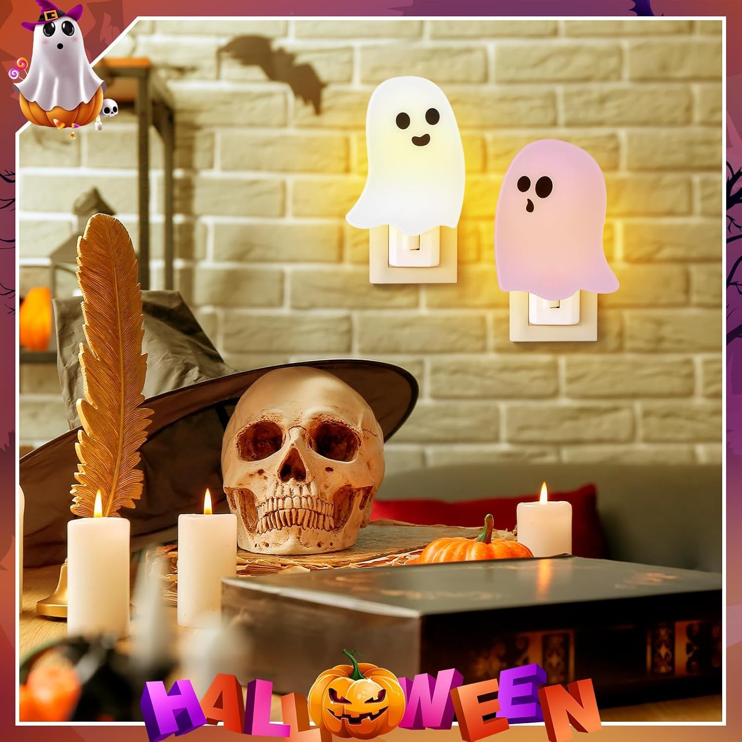💥ON SALE💥Halloween Ghosts Night Light