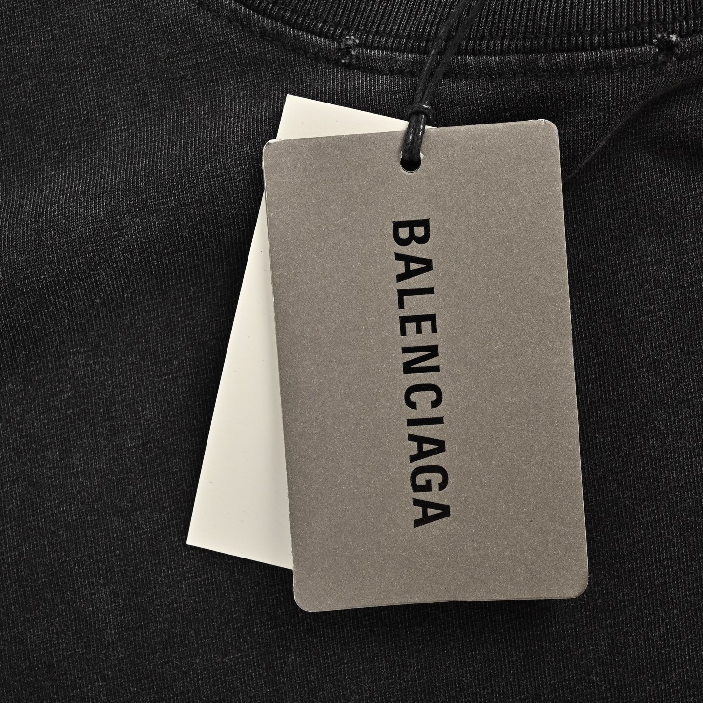 Balenciaga Double B Print Washed Short Sleeves
