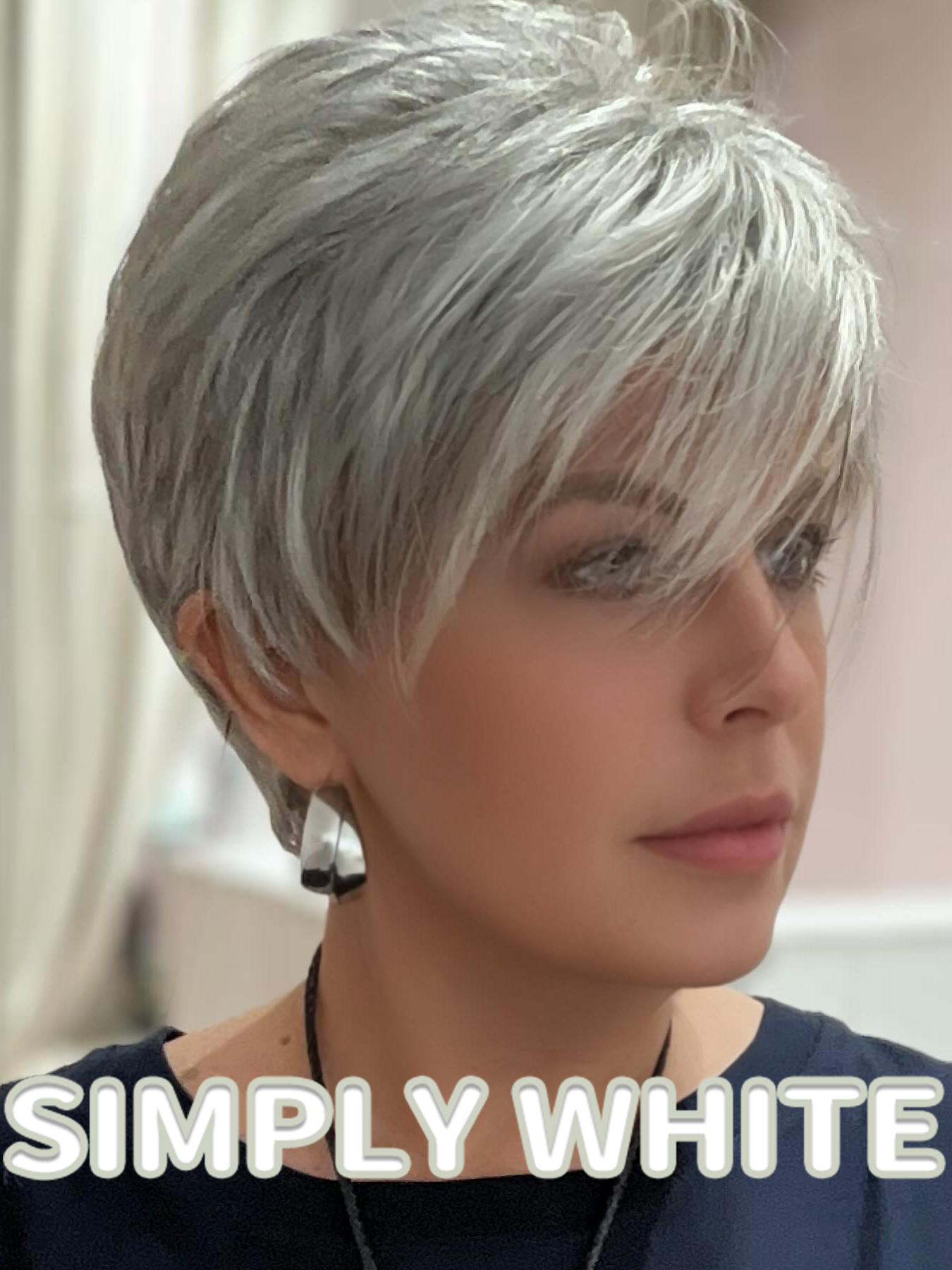 Textured Pixie Wig With Soft Fringe