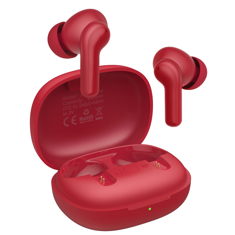 Hybrid Active Noise Cancelling Wireless Earbuds For IPhone & Android, Cordless Charging, 6 Mic Clear Phone Call, Bluetooth 5.1 In Ear Headphones With Deep Bass, Waterproof, Anti-scratch Case