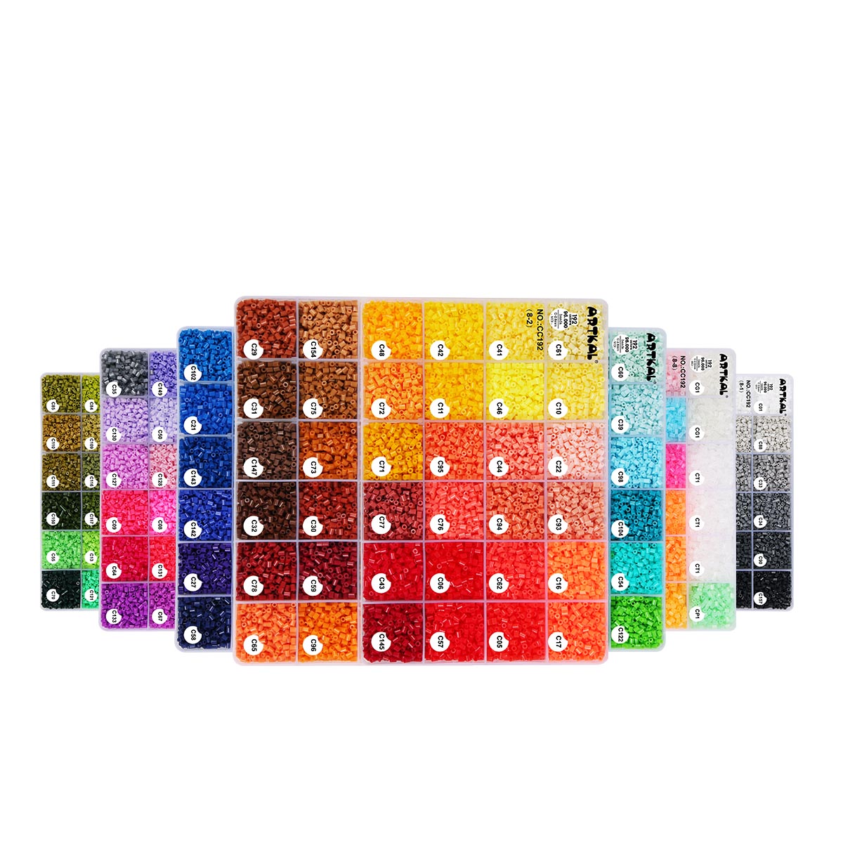(192) Full Colors Box Set C-2.6mm Mini Artkal beads CC192 (Excludes 2024 new colors)