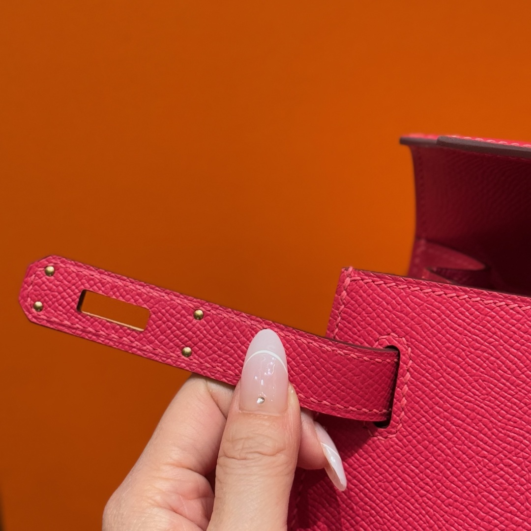 Hermès Kelly i6Rose extreme handbag (handmade to order)