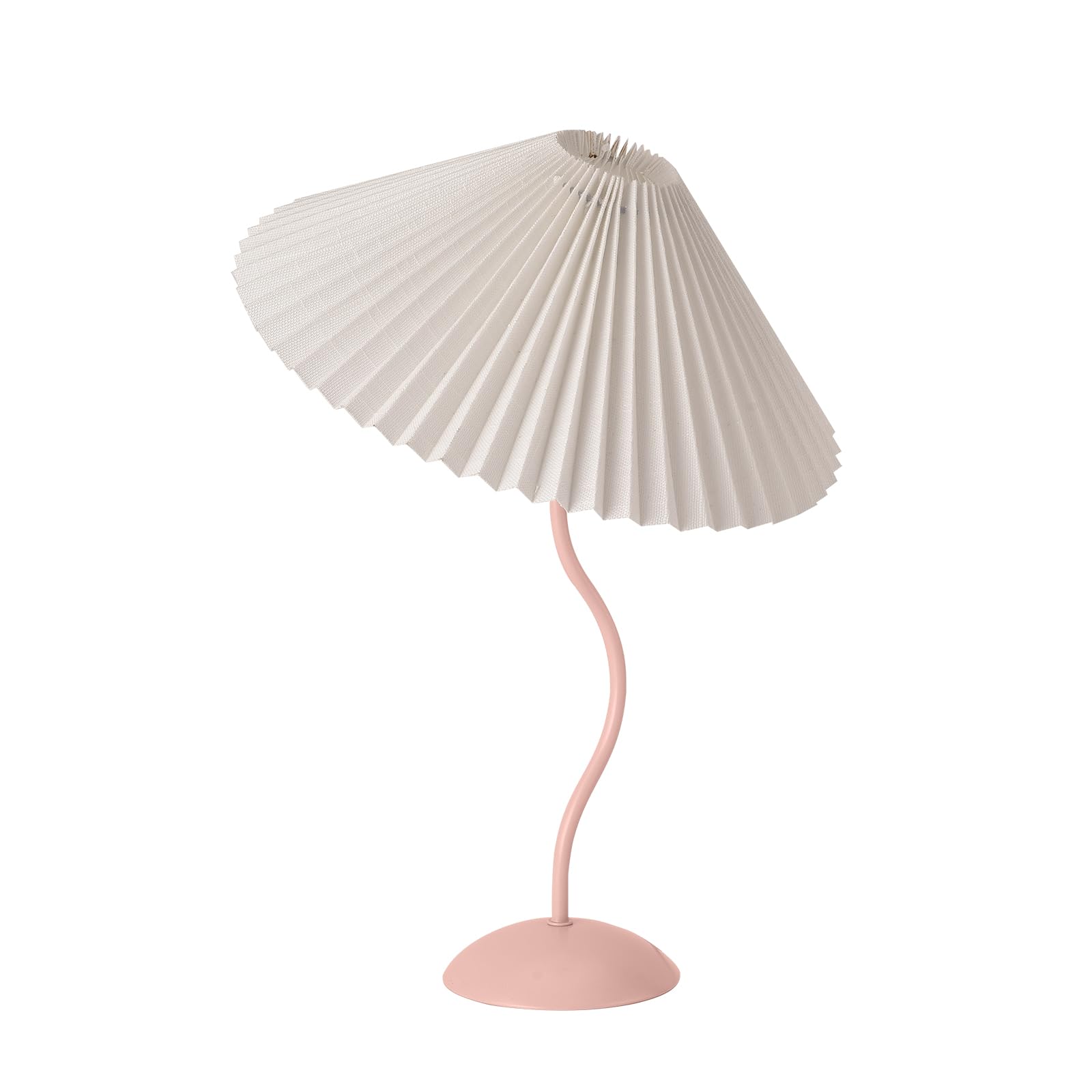 🔥Last Day 49% OFF🔥Small Pleated Bedside Lamp with Beige Lampshade
