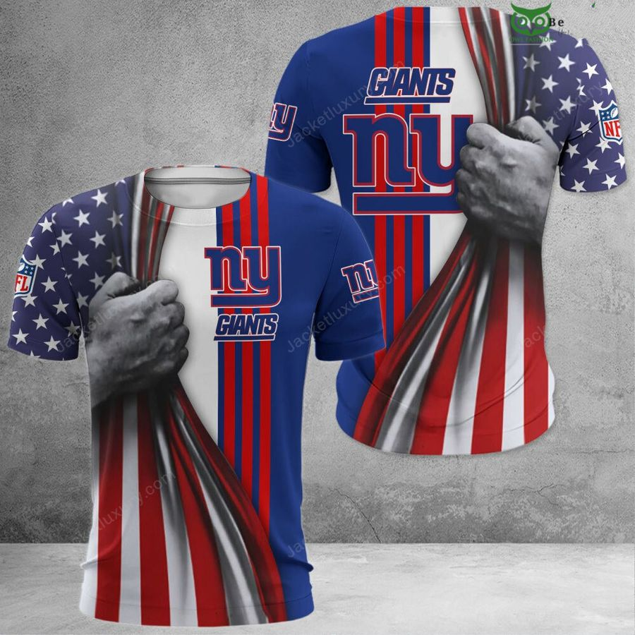 NEW YORK GIANTS 3D HOODIE SKULL0804