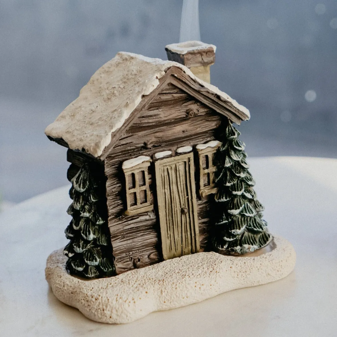 Log Cabin Incense Burner