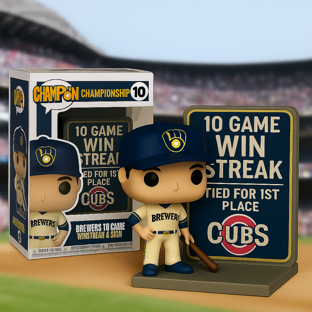 Brewers 10-Game Win Streak Tribute-Memento figurine