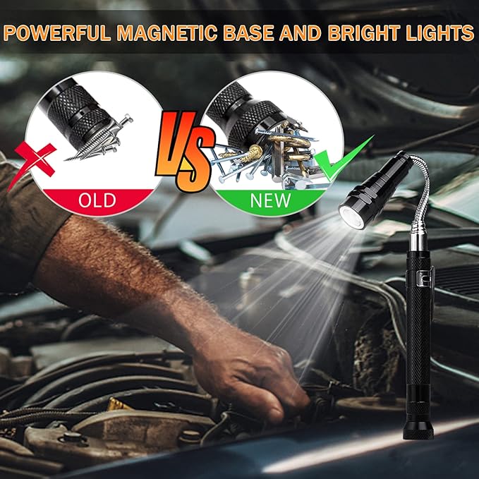 🔦🔦Magnetic Retractable Multi-Function Flashlight
