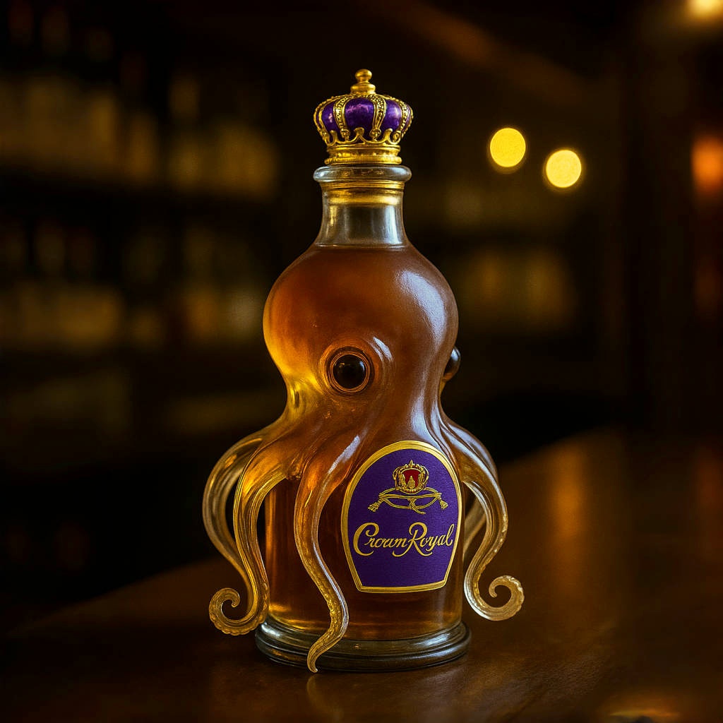 Octopus Reserve Whiskey Bottle