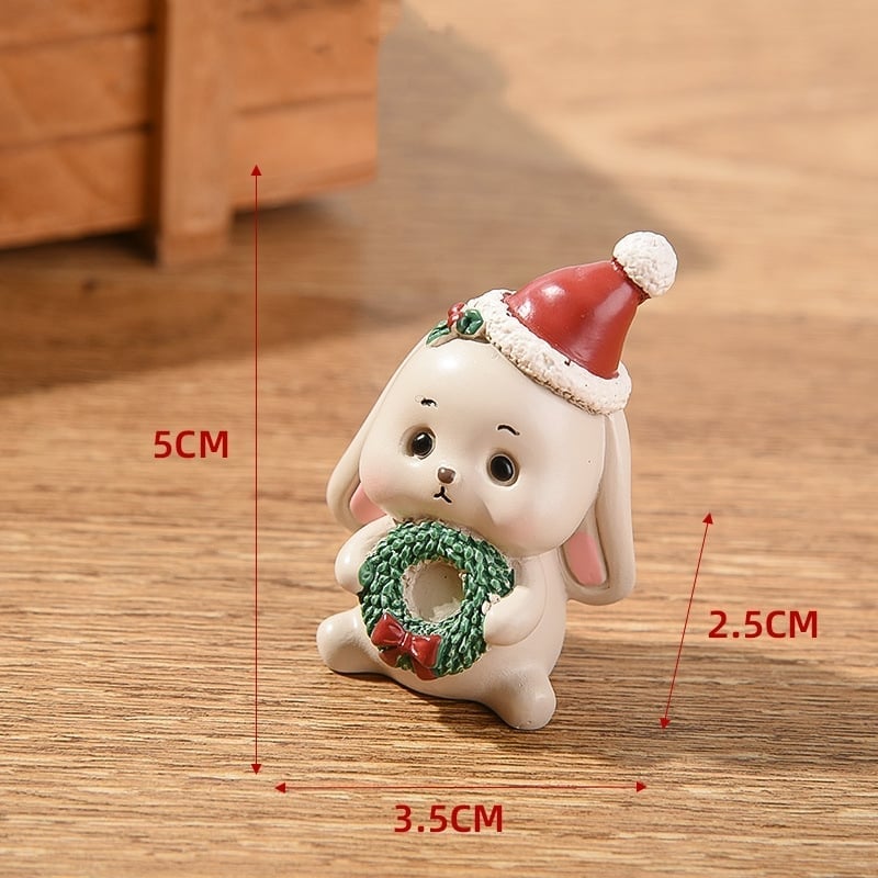 Handmade animal Santa ornaments 🎄 (48% off for Christmas🔥)