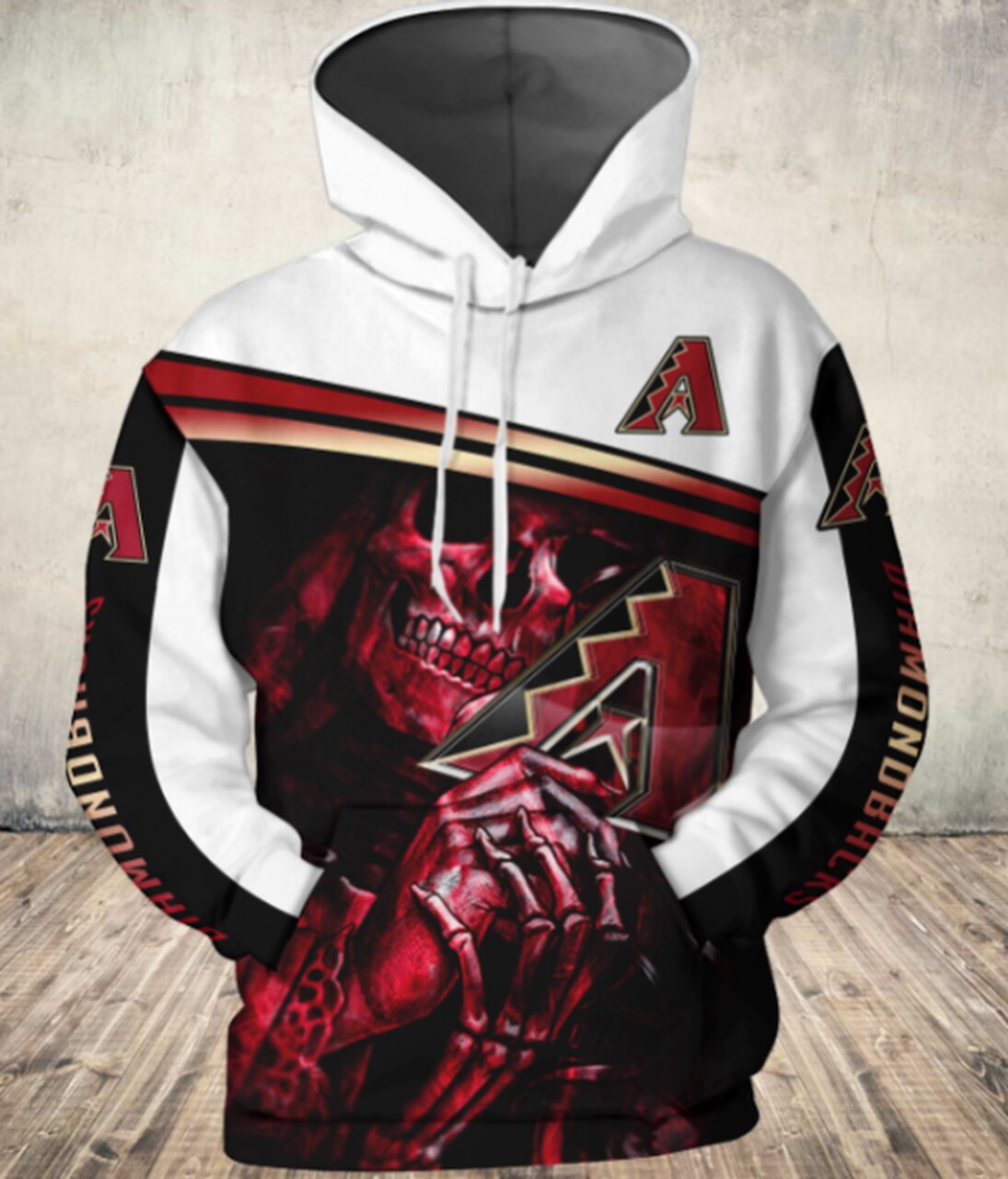 ARIZONA DIAMONDBACKS 3D CASUAL HOODIE 101