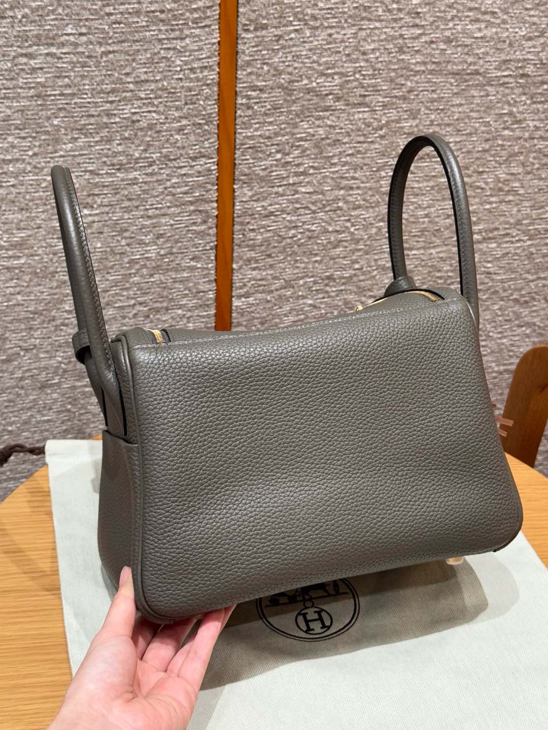 Hermès Lindy 8FGirs etain handbag (handmade to order)