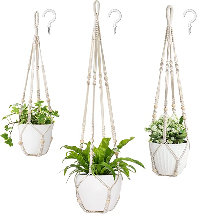 Hand-Woven Gardening  Hanging Plant Stand