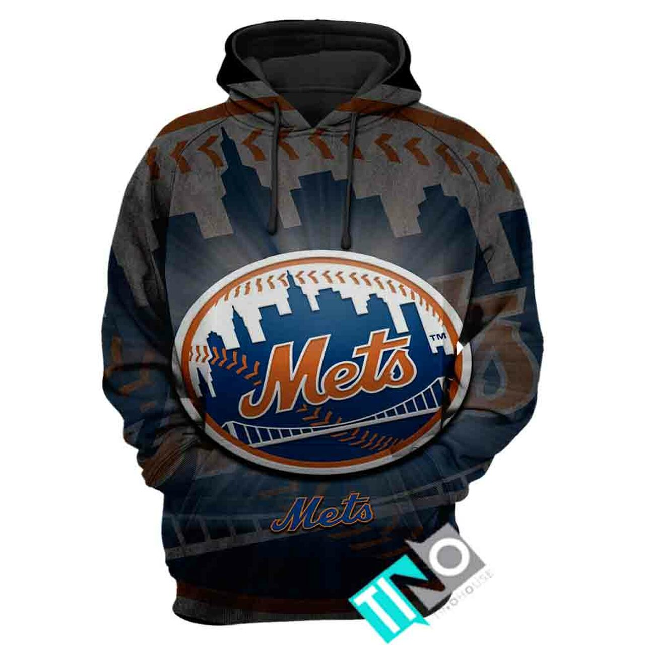 NEW YORK METS 3D CASUAL HOODIE 101