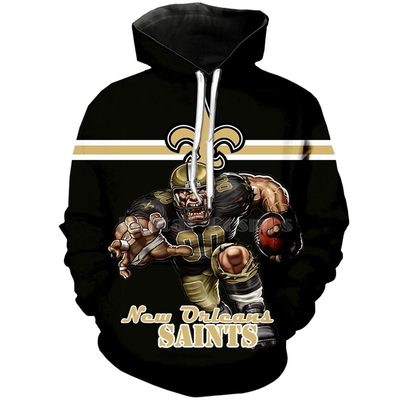 NEW ORLEANS SAINTS 3D HOODIE NNOS010