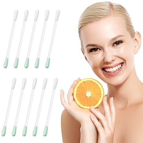 🔥Last Day 50% OFF🔥Cotton Makeup Remover Swabs, Disposable Vitamin E Liquid-Filled Cotton Swabs Sticks（25pcs/pack）