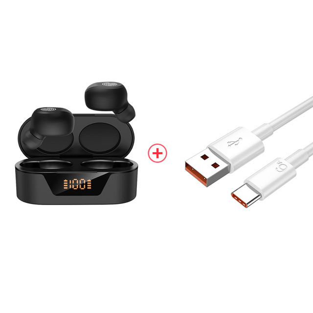 RUSAM BL31 Bluetooth Headset TWS Wireless Headphones Smart Touch Control Game Earbuds Active Noise Cancellation Sport Earphones