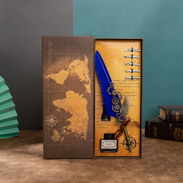 🔥1998 Limited Vintage Steampunk Quill Pen