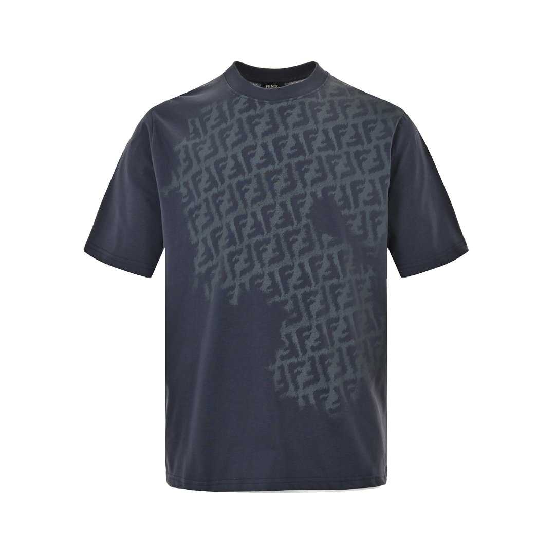 Fendi 24ss FF gradient print short sleeve