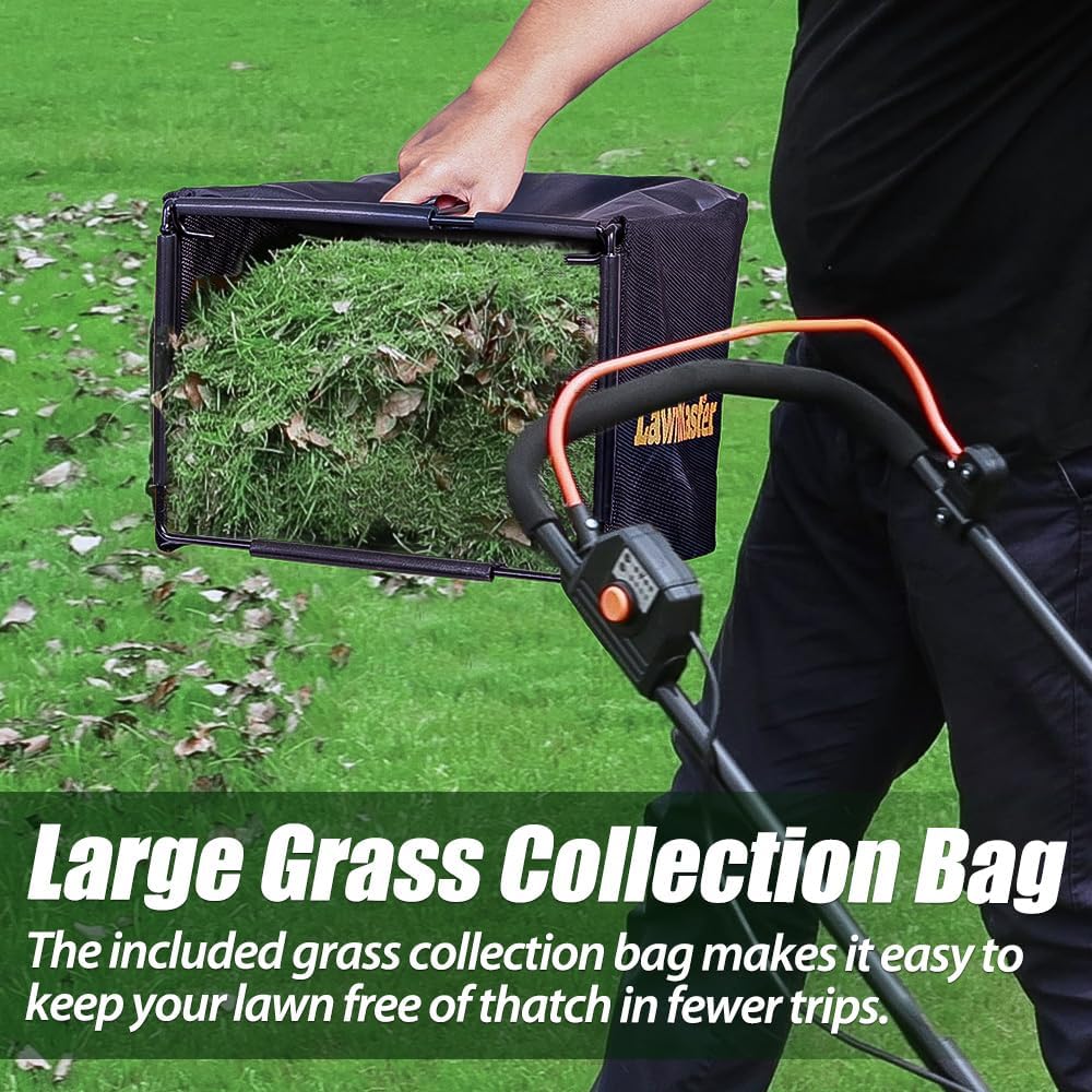 LawnMaster Electric Lawn Mower 16-Inch 12AMP
