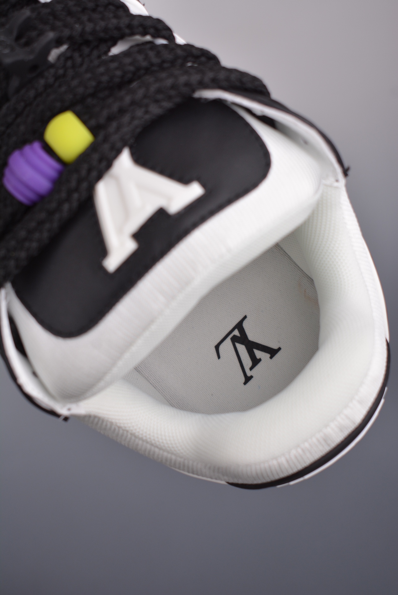 Louis Vuitton Trainer Maxi Low Sneaker Black and White Panda