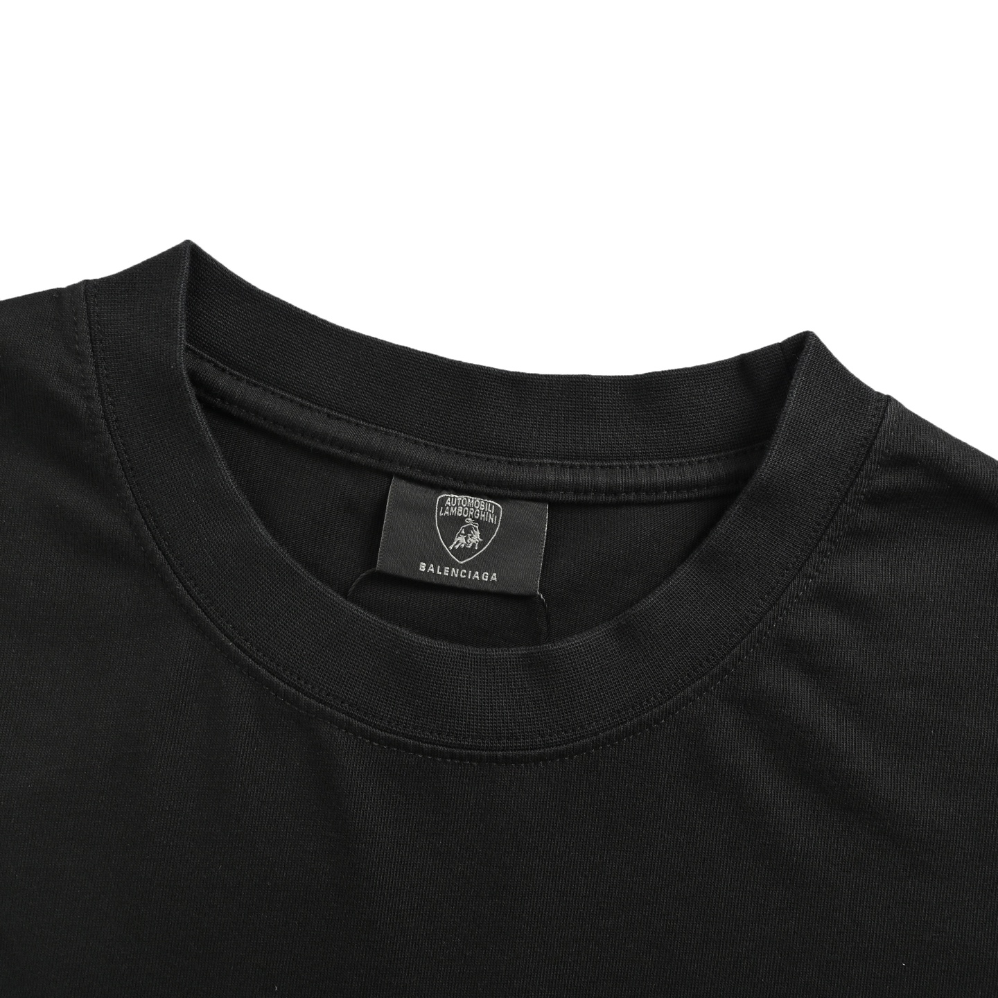Balenciaga 25ss Lamborghini co-branded embroidered short sleeve