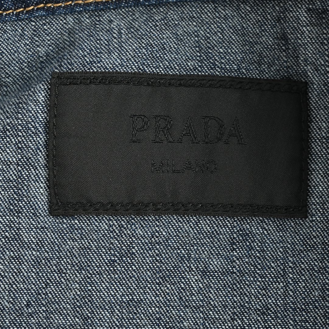Prada 24Fw four-pocket denim jacket