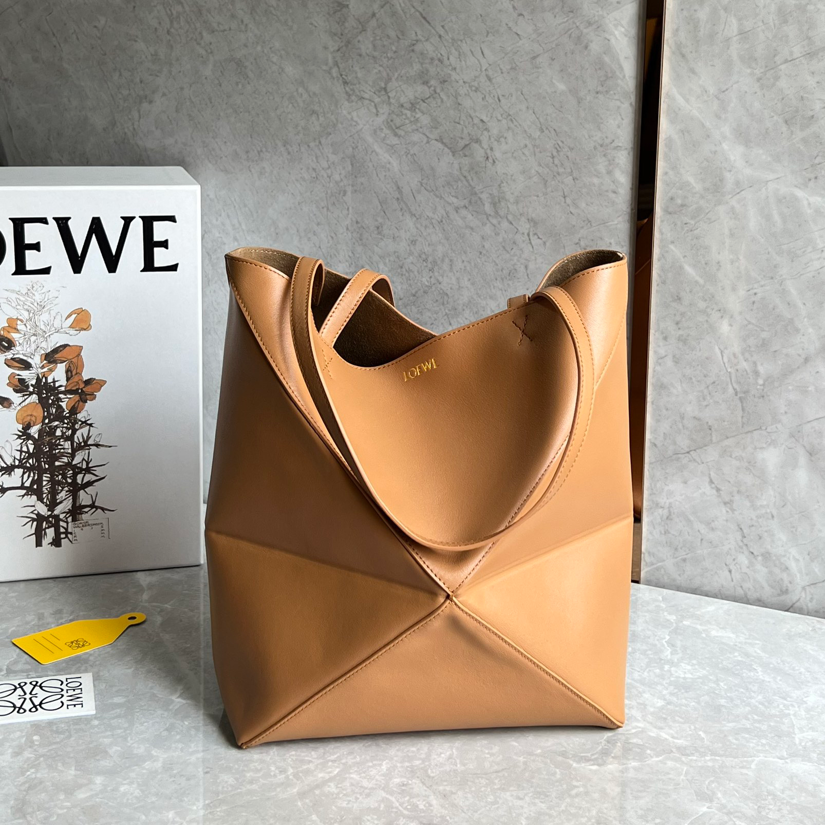 Loewe zzle fold series foldable tote bag 0693