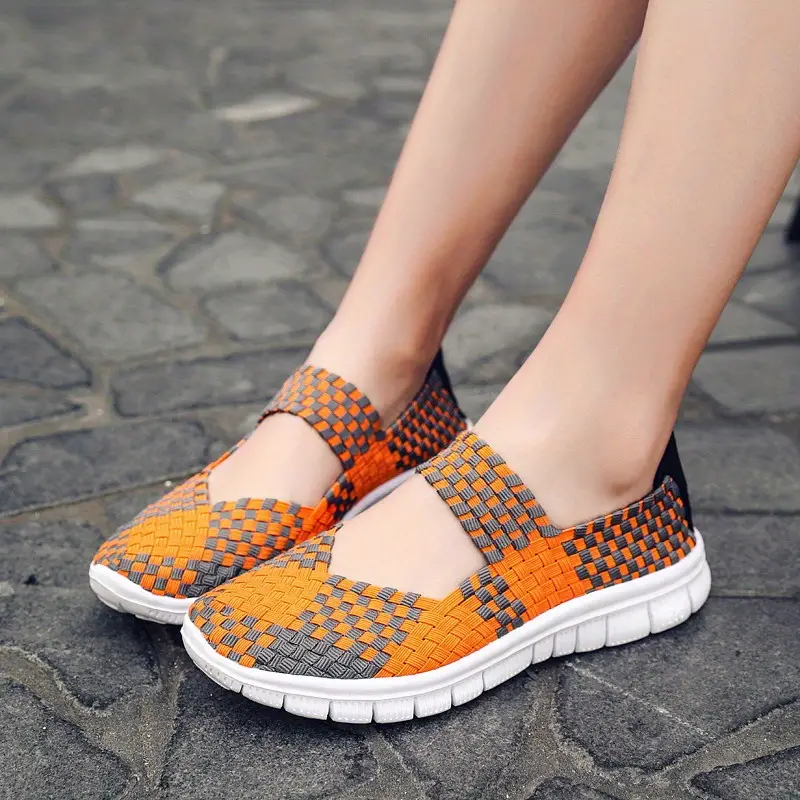 Hand Knit Women's Orthopedic Soft Sole Sport Non-Slip Sandals
