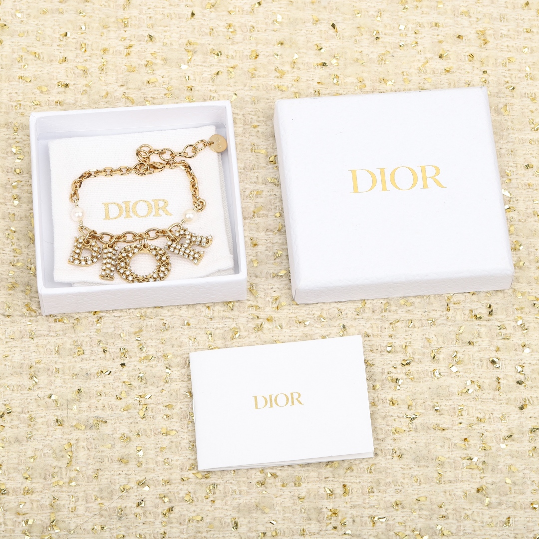 Dior Alphabet Diamond Bracelet