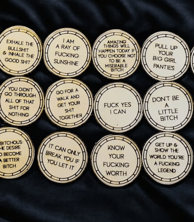 Badass Affirmation Tokens